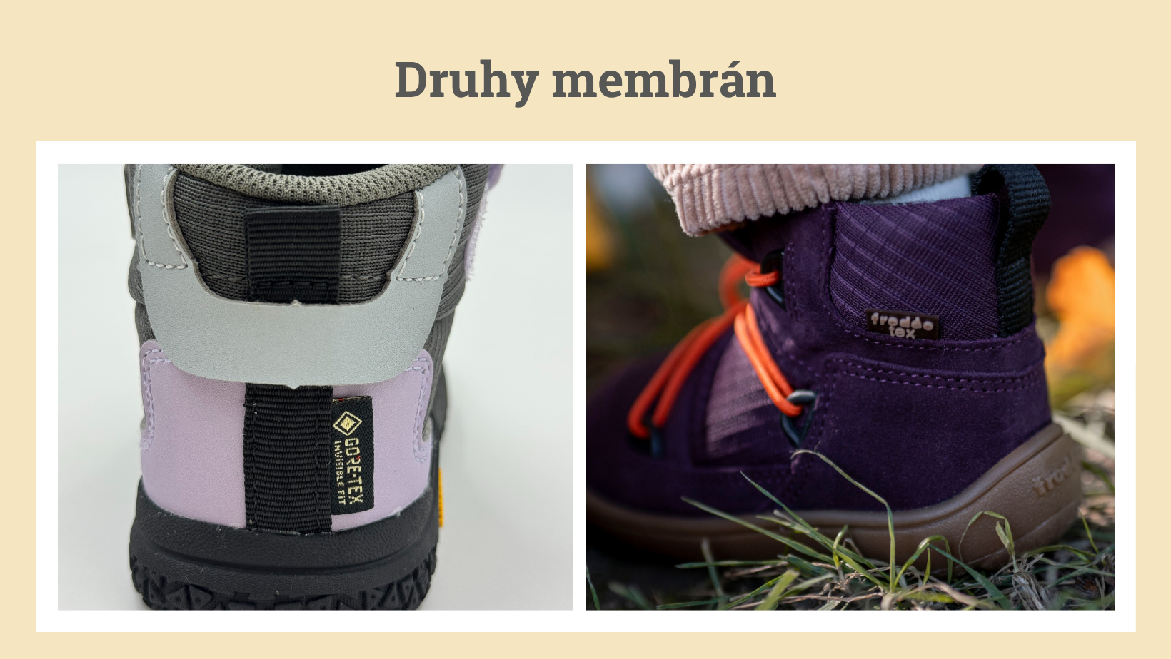 druhy membran